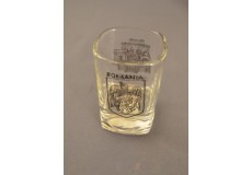 Păhărel pentru alcool pătrat inscripţionat România